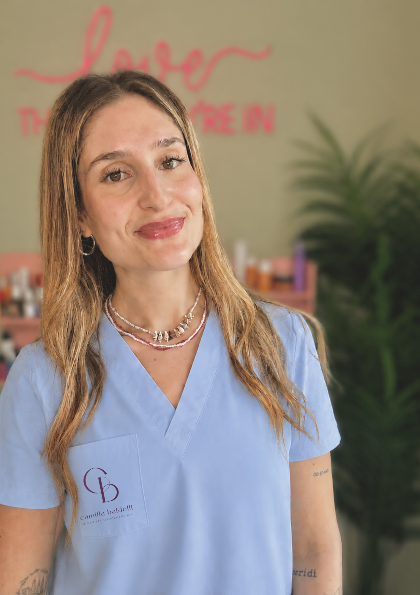 Camilla Baldelli, infermiera dermocosmetica